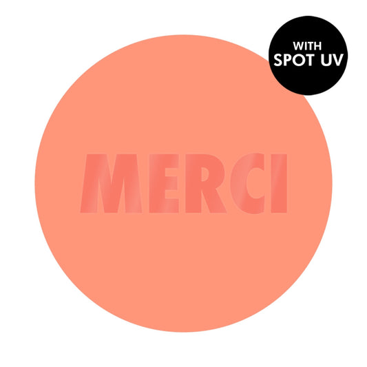 Cadeaustickers | Merci 10 stuks