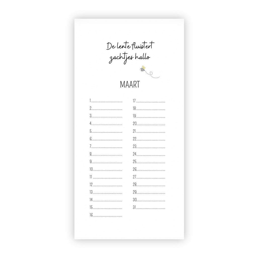 Verjaardagskalender | Taart, slingers en een lach