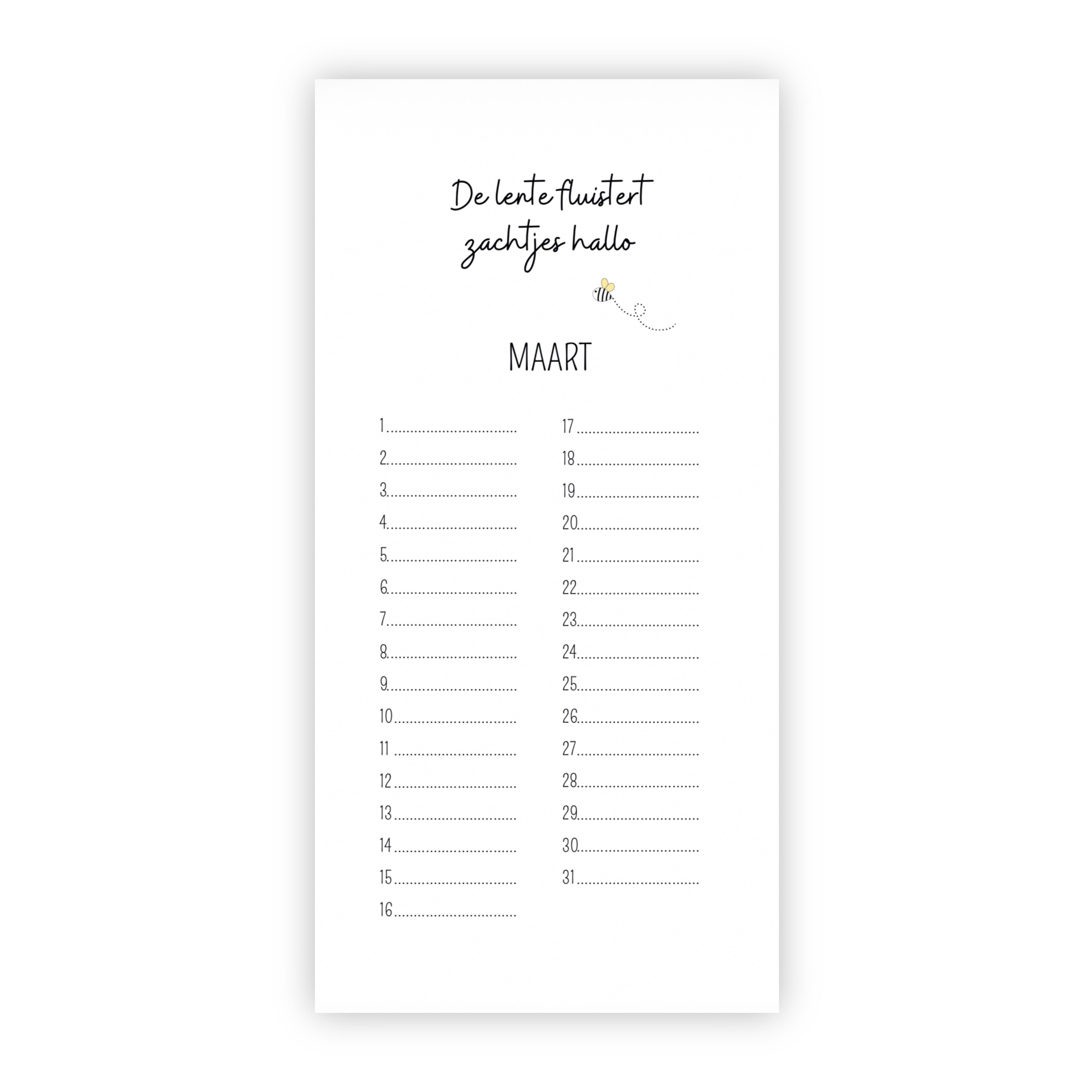 Verjaardagskalender | Taart, slingers en een lach