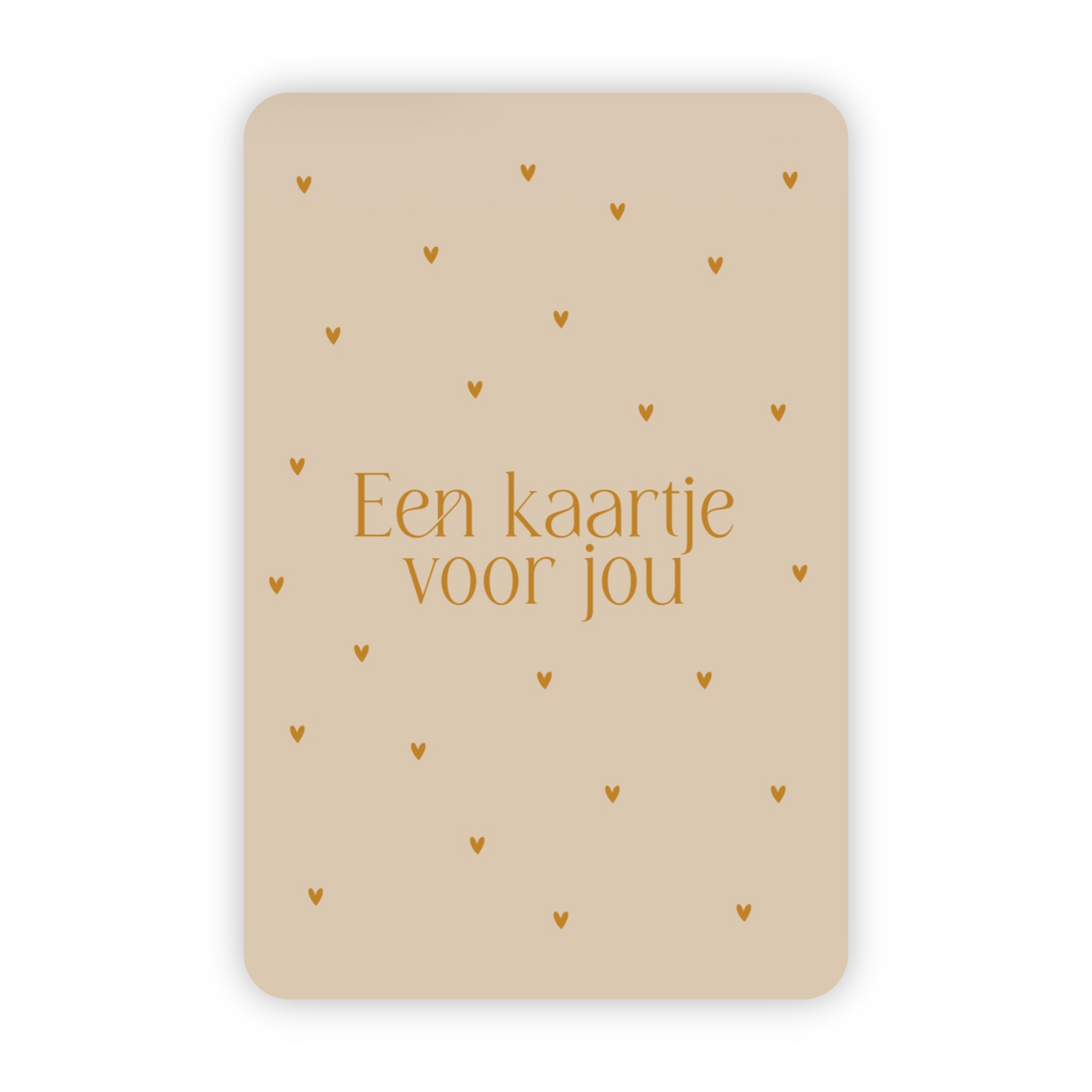 Wenskaart | Een kaartje voor jou goudfolie