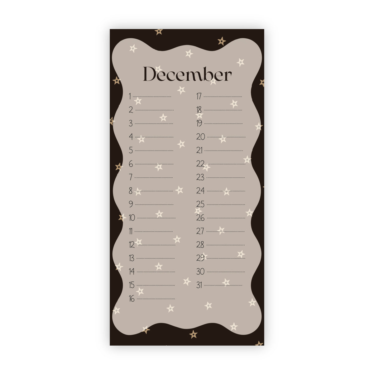 Verjaardagskalender | Taart, slingers en een lach