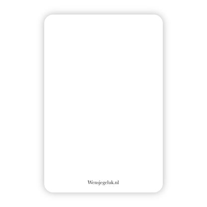 Minikaarten | Set van 20 met goudfolie