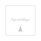 Dubbele kerstkaart | Fijne feestdagen
