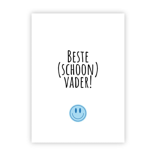 Wenskaart | Beste (schoon) vader!