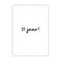 Wenskaart | 21 jaar