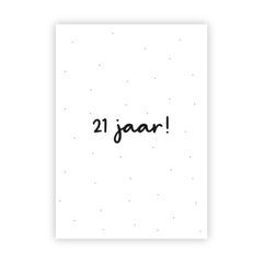 Wenskaart | 21 jaar