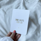 Wenskaart | Dikke knuffel voor jou goudfolie