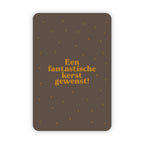Kerstkaarten | Set van 20 met goudfolie