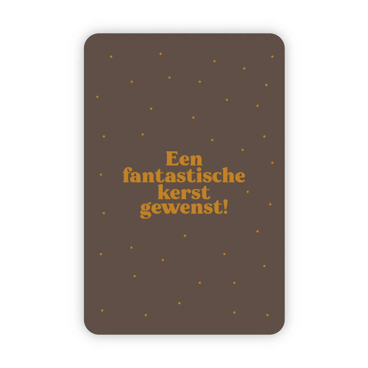 Kerstkaarten | Set van 20 met goudfolie