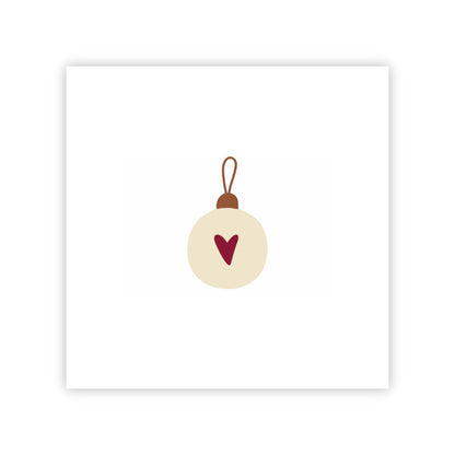 Dubbele kerstkaarten | Set van 10