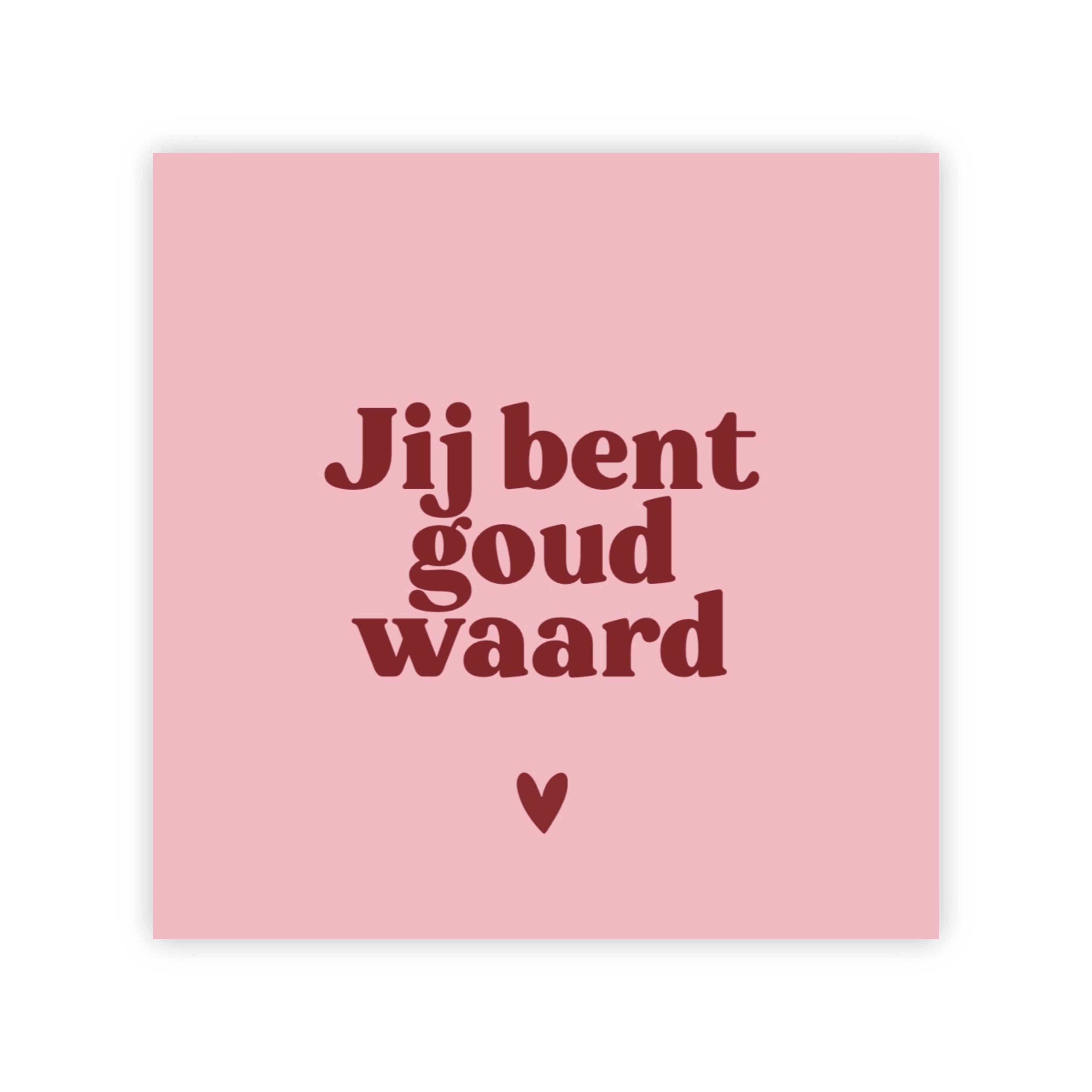 Forex tegeltje | Jij bent goud waard