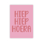 Wenskaart | Hiep hiep hoera