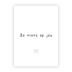 Wenskaart | Zo trots op jou