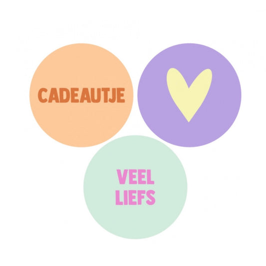 Cadeaustickers | Cadeautje 10 stuks
