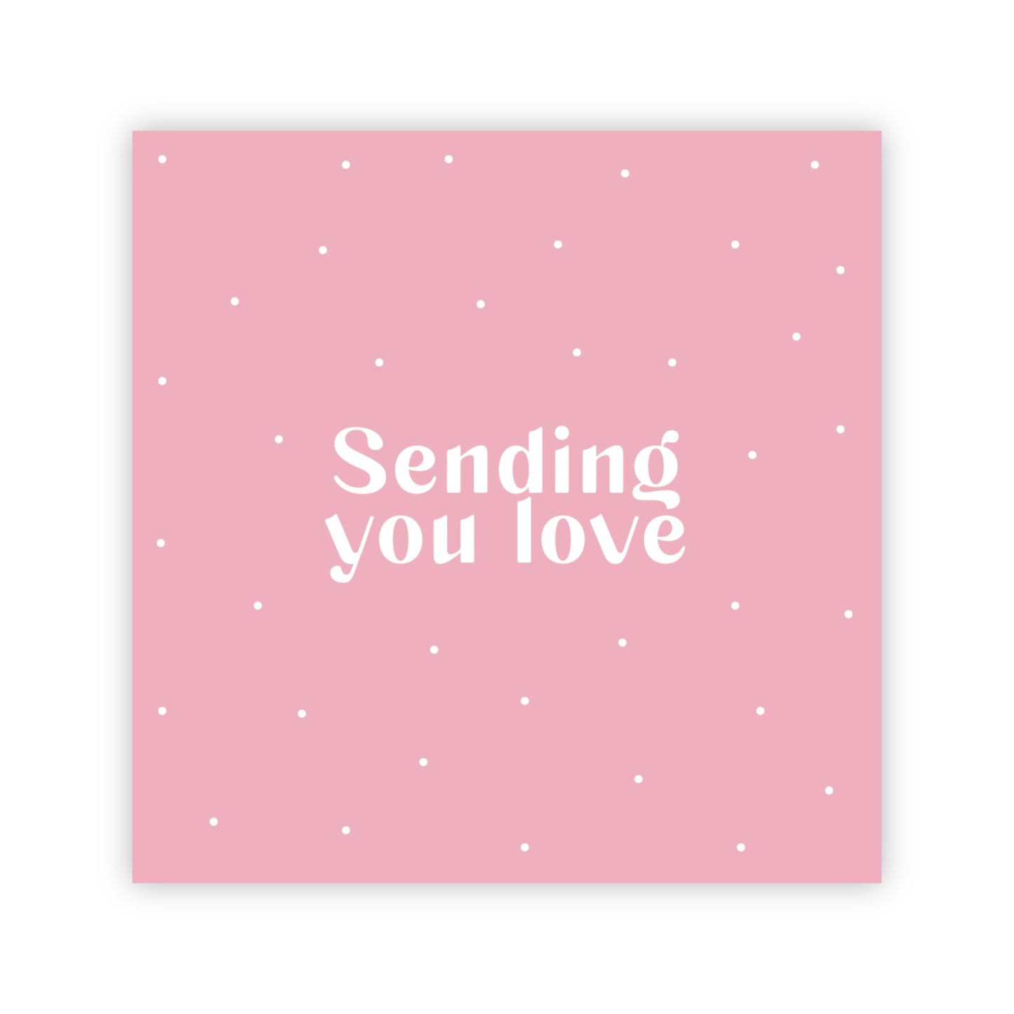 Dubbele wenskaart | Sending you love