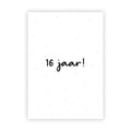 Wenskaart | 16 jaar