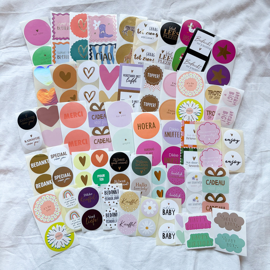Inpakset | 100 cadeaustickers