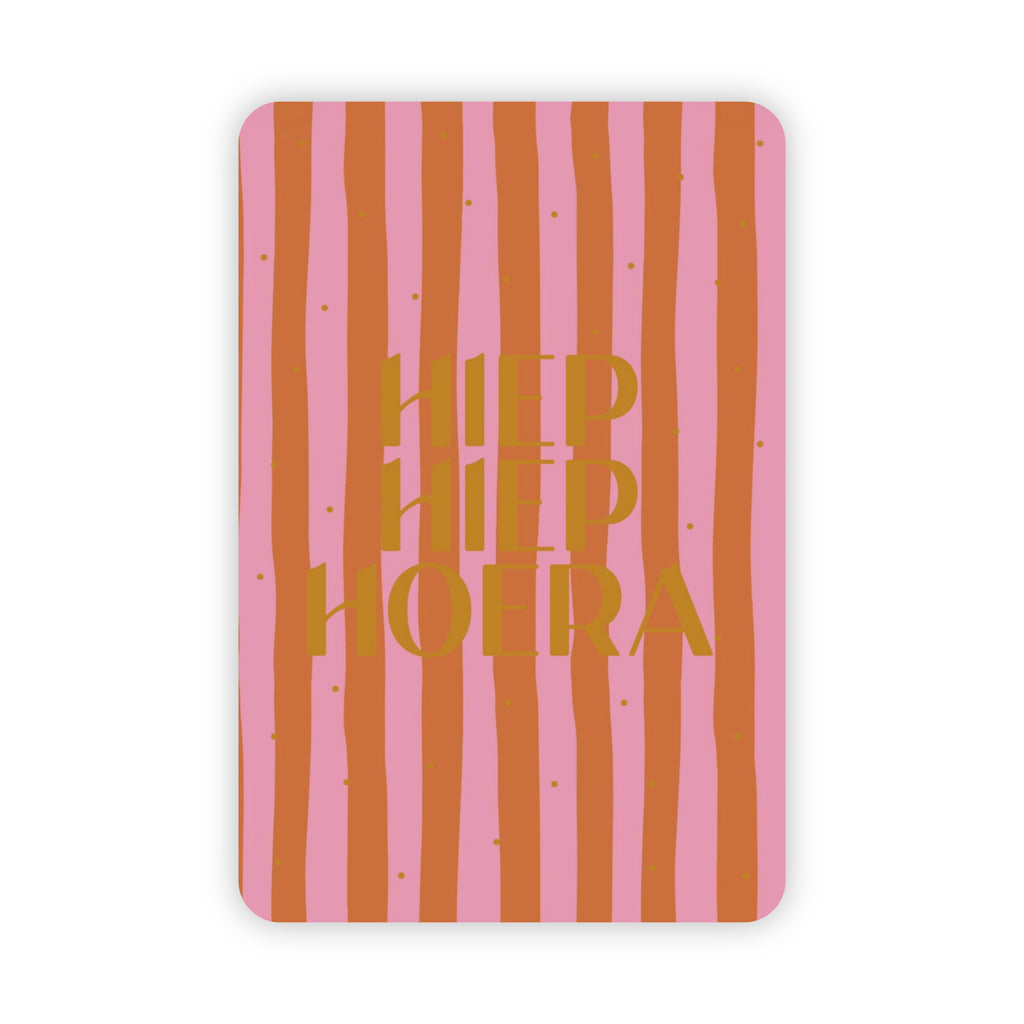 Wenskaarten | Set van 10 met goudfolie