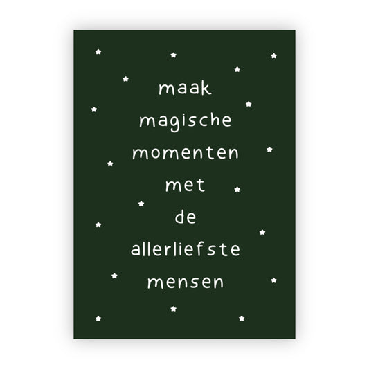 Kerstkaart | Maak magische momenten