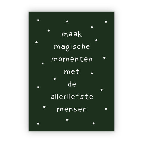Kerstkaart | Maak magische momenten