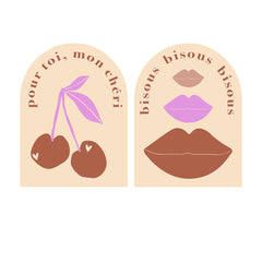 Cadeaustickers | Mon chéri 10 stuks