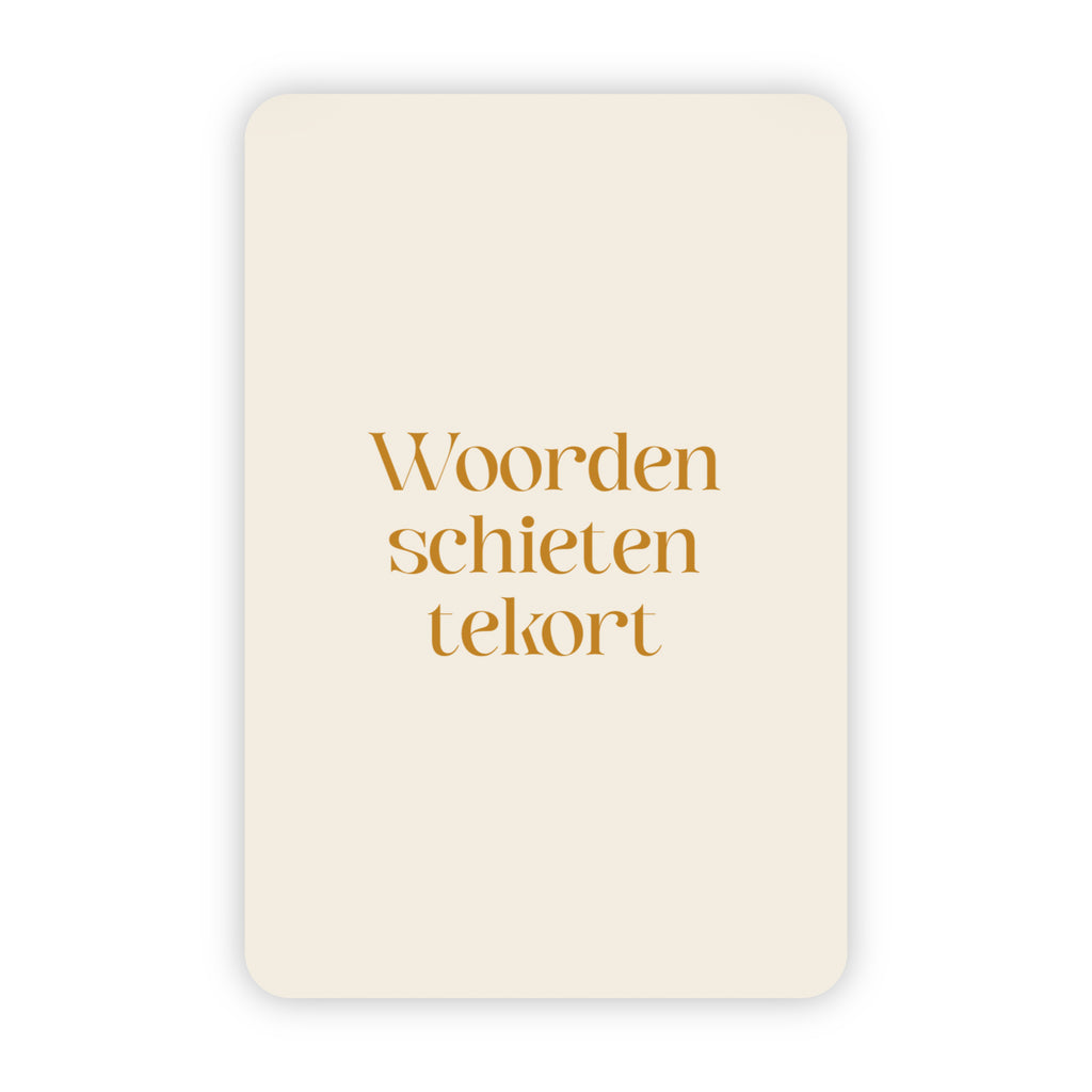 Wenskaarten | Set van 20 met goudfolie