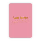 Wenskaarten | Set van 10 verjaardagskaarten met goudfolie