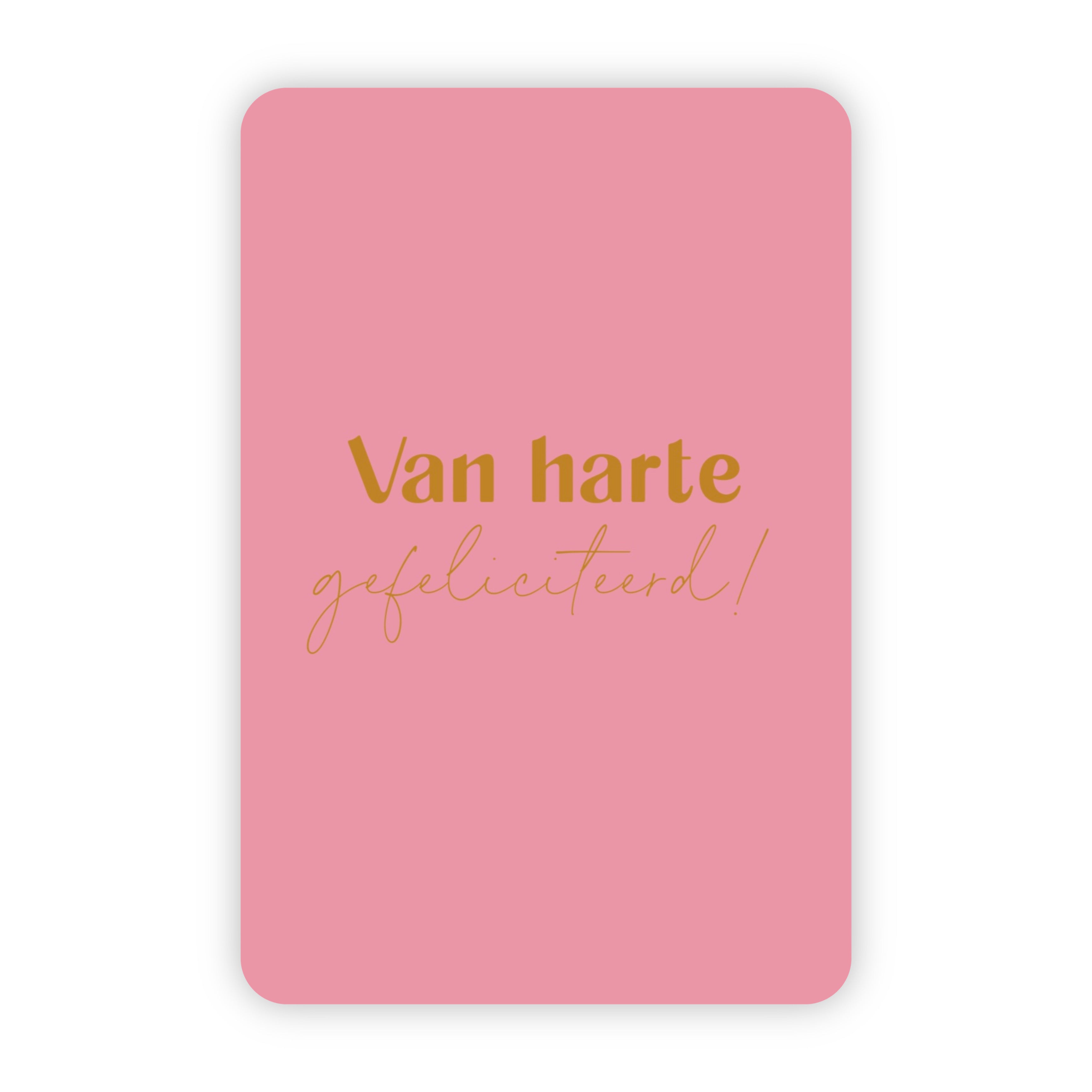 Wenskaarten | Set van 10 verjaardagskaarten met goudfolie