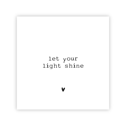 Forex tegeltje | Let your light shine