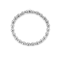 Armband | Ruby zilver