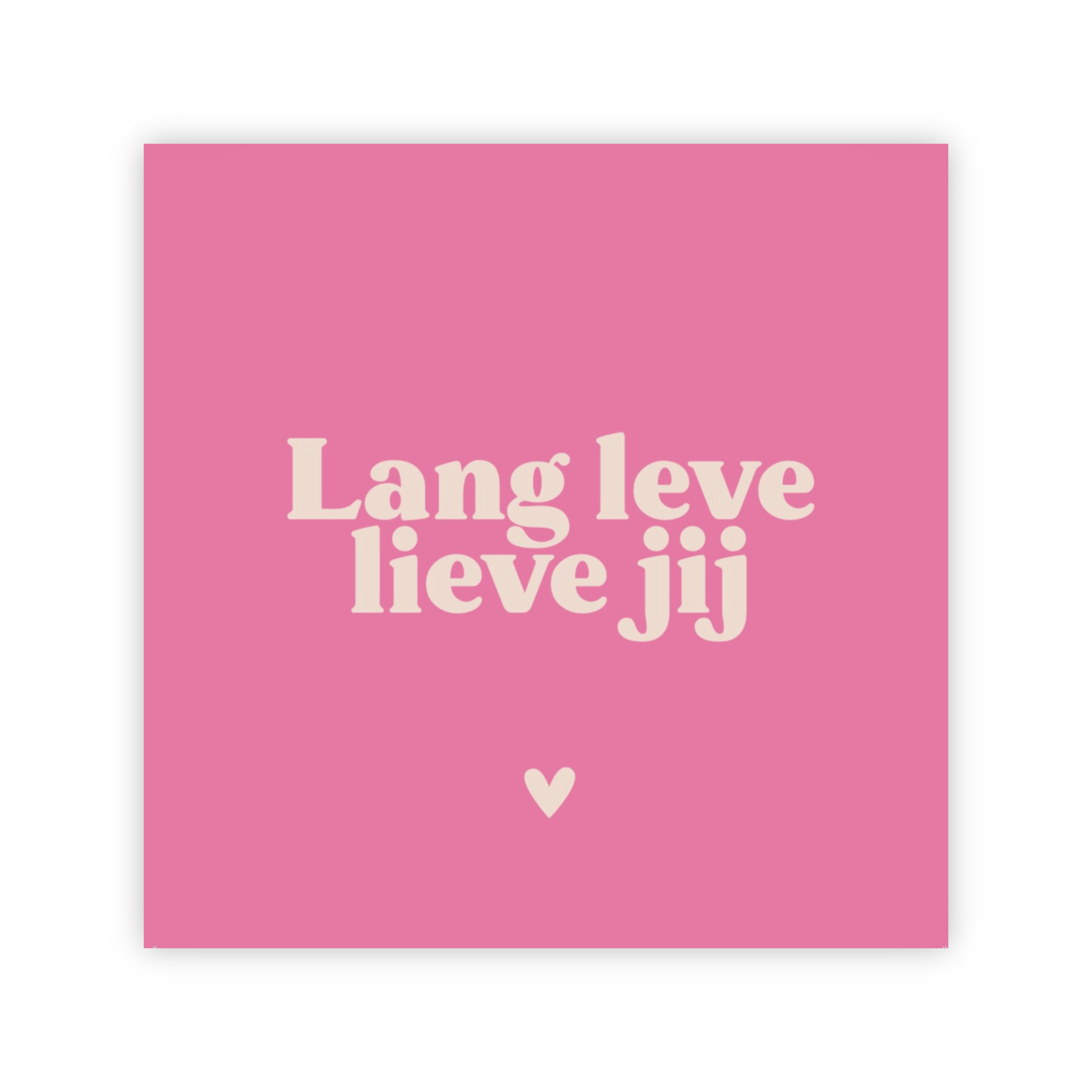 Forex tegeltje | Lang leve lieve jij