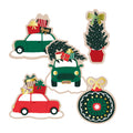 Cadeaustickers | Kerst 10 stuks goudfolie