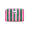 Toilettas | Roze/ groene strepen