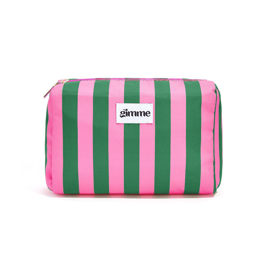 Toilettas | Roze/ groene strepen