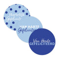 Cadeaustickers | Van harte gefeliciteerd 10 stuks