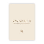 Dubbele wenskaart | Zwanger! Van harte gefeliciteerd