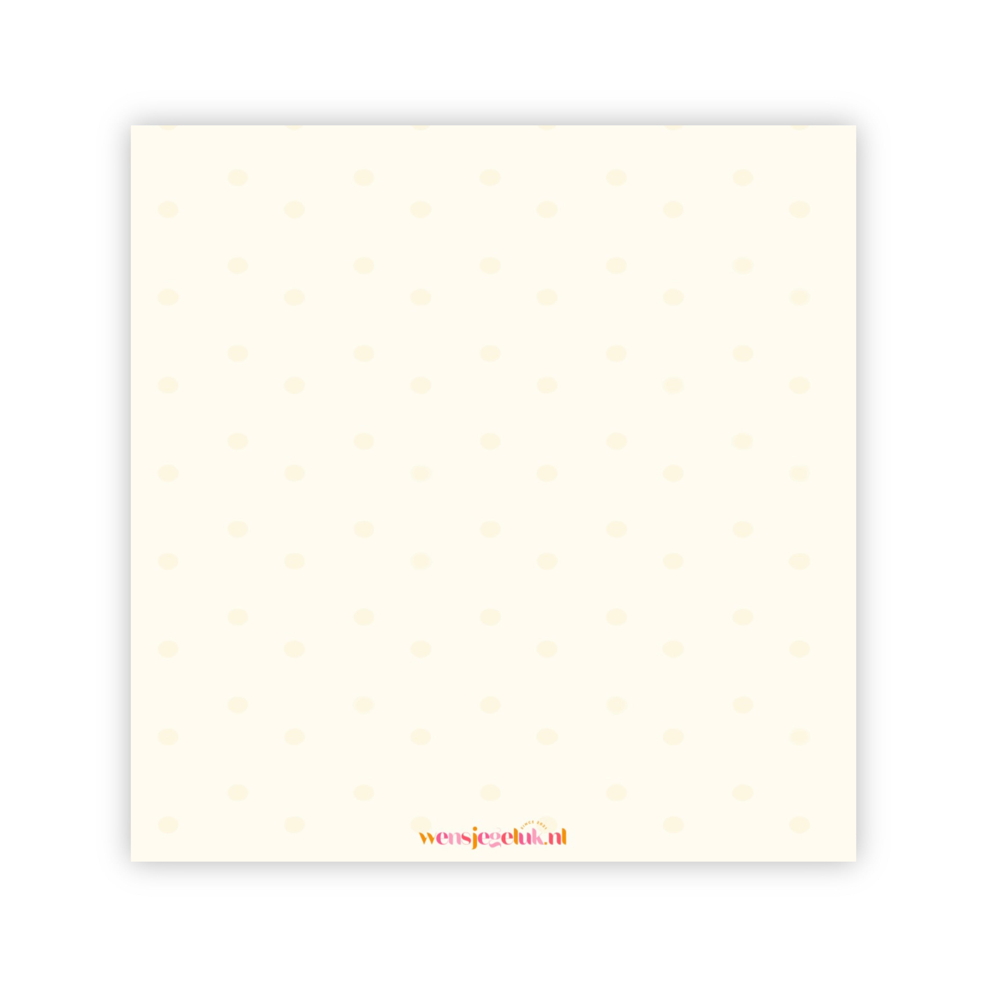 Dubbele wenskaart | Happy birthday