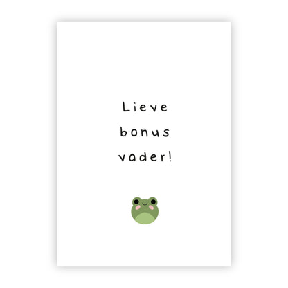 Wenskaart | Lieve bonus vader!