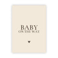 Dubbele wenskaart | Baby on the way