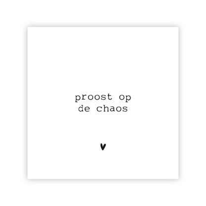 Forex tegeltje | Proost op de chaos