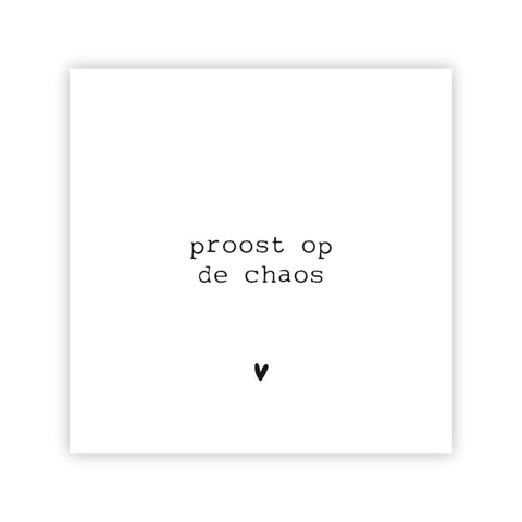 Forex tegeltje | Proost op de chaos