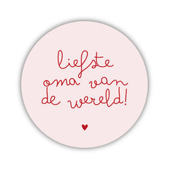 Onderzetter | Liefste oma