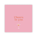 Dubbele wenskaart | Cheers to you