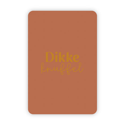 Wenskaart | Dikke knuffel goudfolie