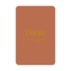 Wenskaart | Dikke knuffel goudfolie