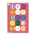 Stickervel | Elk moment goudfolie