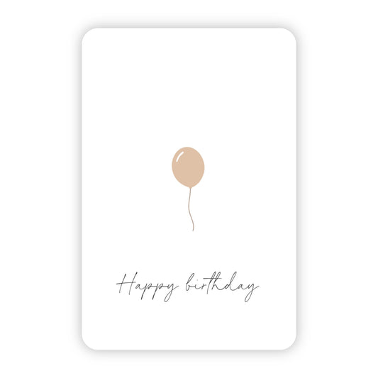 Wenskaart | Happy birthday