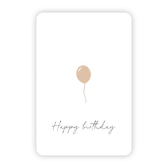 Wenskaart | Happy birthday