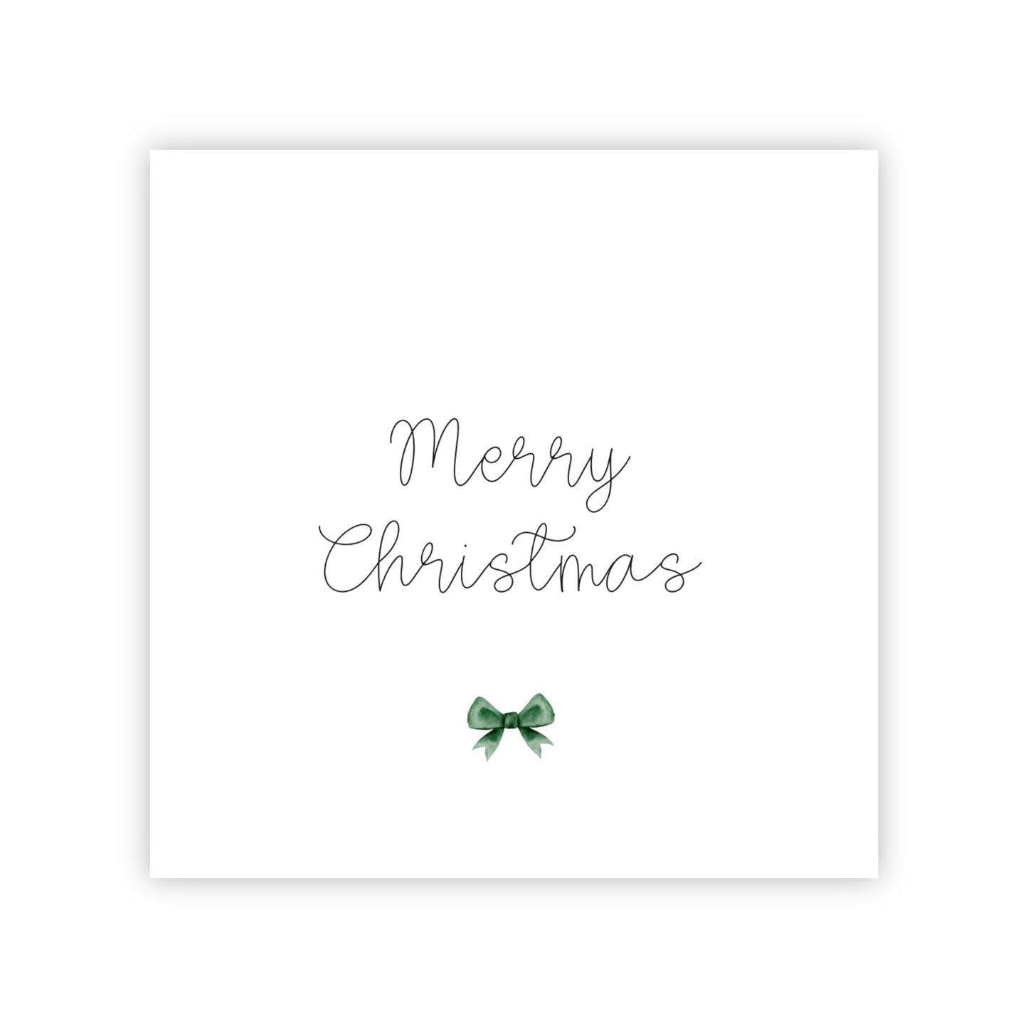 Dubbele kerstkaart | Merry Christmas