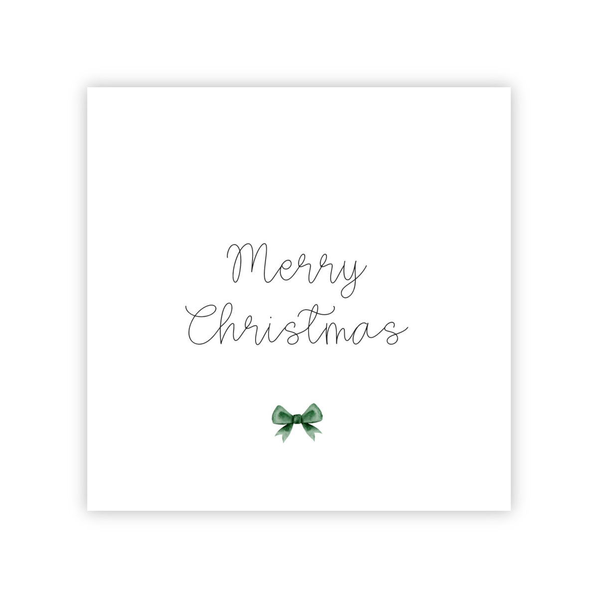 Dubbele kerstkaart | Merry Christmas